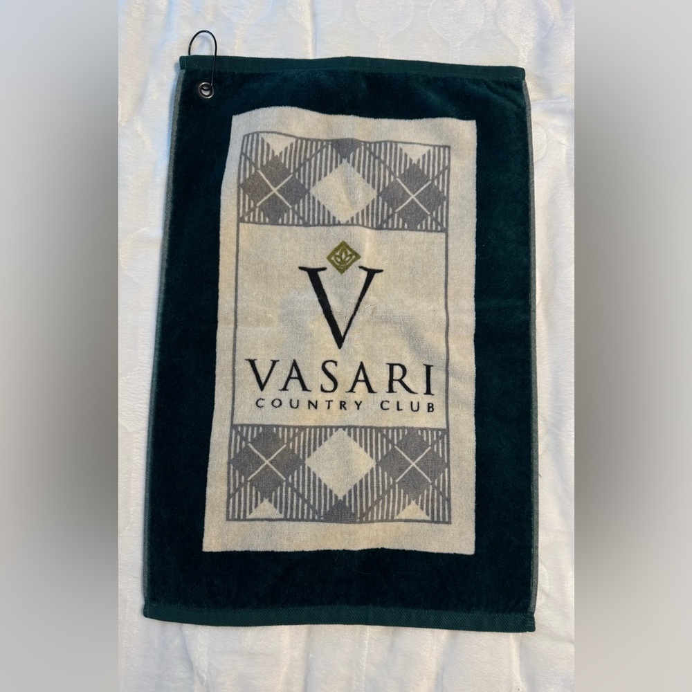 Vasari Country Club Towel towel Green